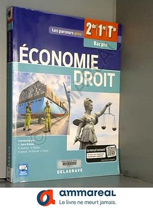 Image du vendeur pour conomie Droit 2de, 1re, Tle Bac Pro (2017) - Pochette lve mis en vente par Ammareal