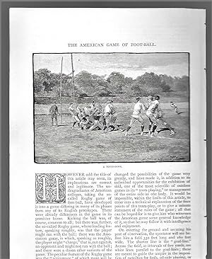 Bild des Verkufers fr The American Game Of Football zum Verkauf von Legacy Books II