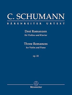 Bild des Verkufers fr Drei Romanzen fr Violine und Klavier op. 22 zum Verkauf von moluna