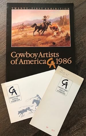 Cowboy Artists of American 1986 Twenty-First Exhibiton Catalog (SIGNED X 27 ARTISTS)