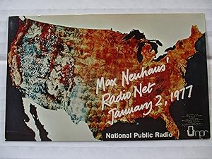 Seller image for Max Neuhaus Radio Net: Music for Cross Country Broadcast Loops January 2 1977 National Public Radio Event invite postcard for sale by ANARTIST