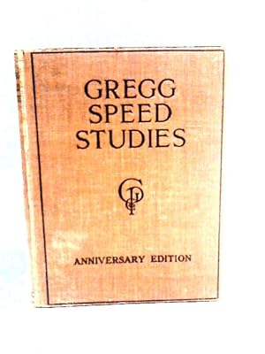 Image du vendeur pour Gregg Speed Studies mis en vente par World of Rare Books