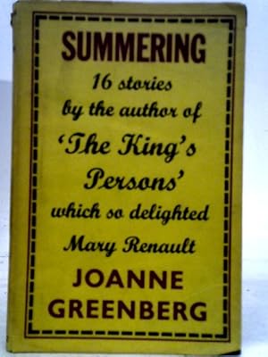 Bild des Verkufers fr Summering: a Book of Short Stories zum Verkauf von World of Rare Books