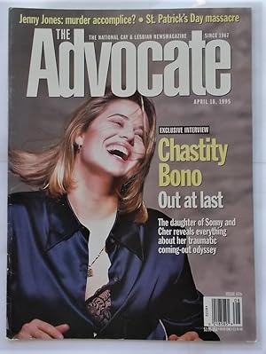 Immagine del venditore per The Advocate (Issue No. 679, April 18, 1995): The National Gay and Lesbian Newsmagazine (Magazine) (Chastity Bono Cover Story & Interview) venduto da Bloomsbury Books