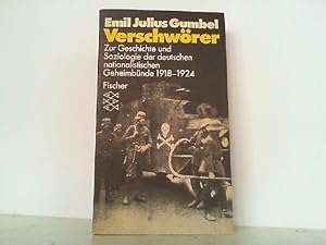 Verschwörer: Zur Geschichte und Soziologie der deutschen nationalistischen Geheimbünde 1918-1924.