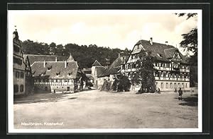 Bild des Verkufers fr Ansichtskarte Maulbronn, Klosterhof zum Verkauf von Bartko-Reher