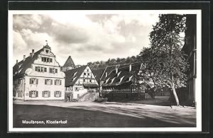 Bild des Verkufers fr Ansichtskarte Maulbronn, Klosterhof zum Verkauf von Bartko-Reher