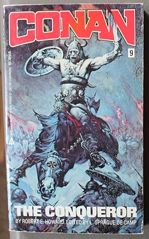 Bild des Verkufers fr CONAN THE CONQUEROR. [Book #9 in the Ace Pub Series; >>> FRANK FRAZETTA Cover zum Verkauf von Comic World