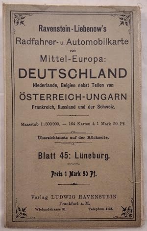 Ravenstein-Liebenow's Special-Rad- und Automobilkarte von Mittel-Europa - Blatt 45 - Lüneburg.