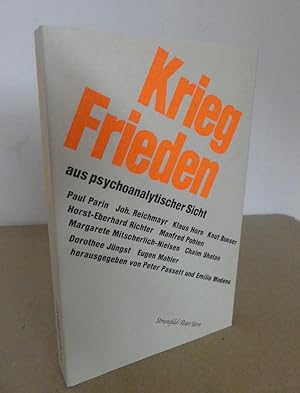 Seller image for Krieg und Frieden aus psychoanalytischer Sicht. for sale by Antiquariat Maralt