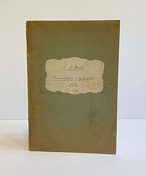 Sinnesauffassung u[nd] logisches Kausalgesetz. Eigenhändiges Manuskript, 1879.