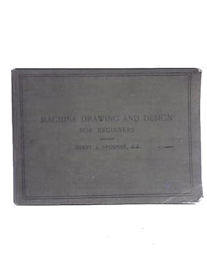 Imagen del vendedor de Machine Drawing and Design For Beginners a la venta por World of Rare Books