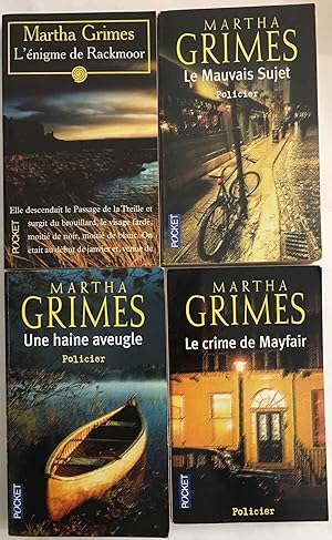 Imagen del vendedor de Le crime de Mayfair / le mauvais sujet / une haine aveugle / enigme de Rackmoor (lot 4 livres) a la venta por librairie philippe arnaiz
