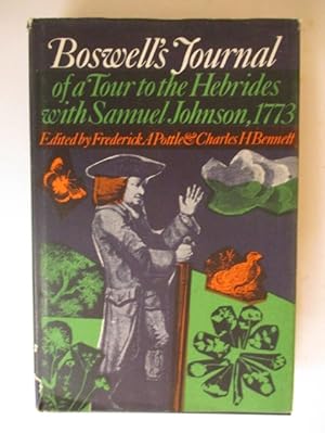 Imagen del vendedor de Boswell's Journal of a Tour to the Hebrides With Samuel Johnson, Ll.D. 1773 a la venta por GREENSLEEVES BOOKS