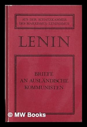 Seller image for Briefe an auslndische Kommunisten (1918 - 1922) for sale by MW Books