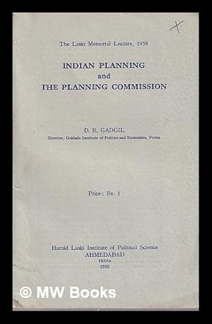 Bild des Verkufers fr Indian Planning and the Planning Commission/ D.R. Gadgil zum Verkauf von MW Books