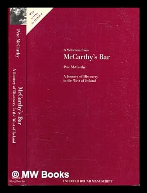 Image du vendeur pour McCarthy's Bar : a journey of discovery in Ireland / Pete McCarthy mis en vente par MW Books
