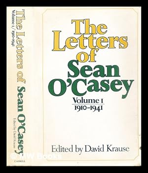 Seller image for The letters of Sean O'Casey : Vol. 1, 1910-1941 / edited by David Krause for sale by MW Books