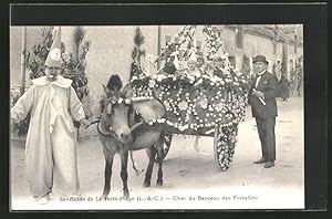 Carte postale La Ferté-Saint-Cyr, Char du Berceau des Fratellini