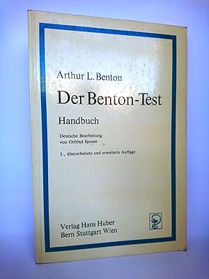 Bild des Verkufers fr Der Benton-Test Handbuch zum Verkauf von Antiquariat Bcherwurm