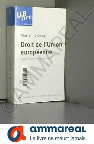 Bild des Verkufers fr Droit de l'Union europenne zum Verkauf von Ammareal
