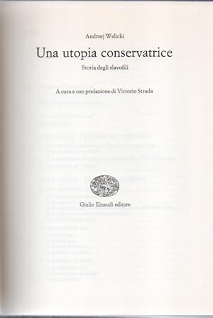 Una utopia conservatrice