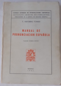 Seller image for Manual de pronunciacin espaola for sale by Librera Ofisierra