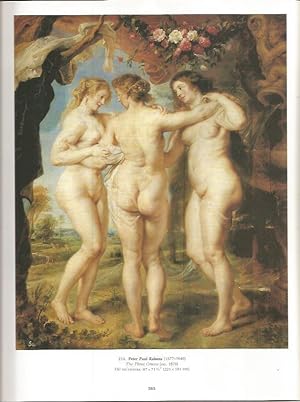 LAMINA PRADO 26105: Las Tres Gracias, por Rubens