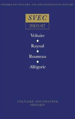 Image du vendeur pour Voltaire, Raynal, Rousseau, Allgorie mis en vente par Barnaby