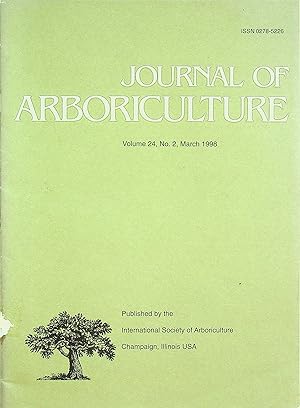 Immagine del venditore per Journal of Arboriculture, Vol. 24, No. 2, March 1998 venduto da Epilonian Books