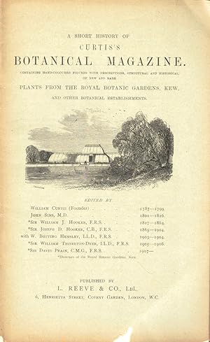 A Short History of Curtis's Botanical Magazine