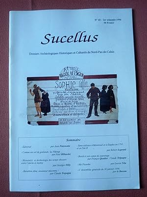 Seller image for Sucellus , N 42 - 1er semestre 1996 - Dossiers Archologiques Historiques et Culturels du Nord Pas de Calais for sale by Benot HENRY