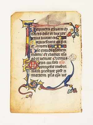 FROM A SMALL PSALTER-HOURS IN LATIN, WITH IMMENSELY CHARMING MARGINALIA