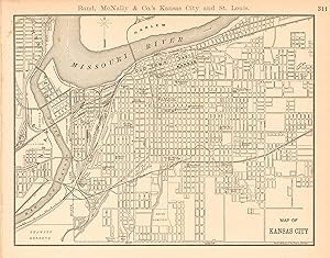 Immagine del venditore per McNally's 1891 Map of Kansas City venduto da Art Source International Inc.