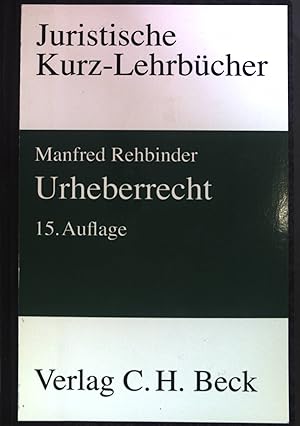 Seller image for Urheberrecht: ein Studienbuch. Kurzlehrbcher fr das juristische Studium. for sale by books4less (Versandantiquariat Petra Gros GmbH & Co. KG)