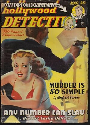 Seller image for HOLLYWOOD DETECTIVE: March, Mar. 1950 for sale by Books from the Crypt