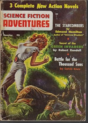 Image du vendeur pour SCIENCE FICTION ADVENTURES: December, Dec. 1956 mis en vente par Books from the Crypt