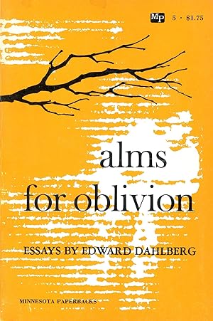Seller image for Alms for Oblivion for sale by Bagatelle Books, IOBA