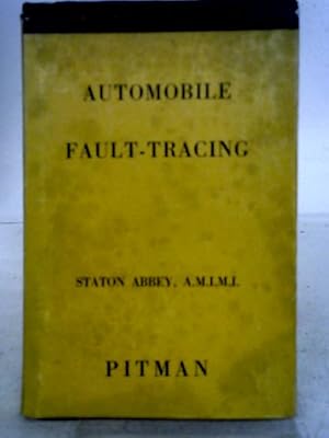 Bild des Verkufers fr Automobile Fault Tracing zum Verkauf von World of Rare Books