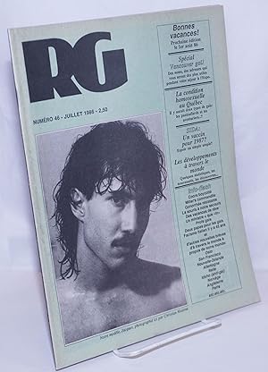 Bild des Verkufers fr Le magazine RG [Revue Gai]: le mensuel gai Qubcois; #46, Juillet 1986: Special: Vancouver Gai zum Verkauf von Bolerium Books Inc.