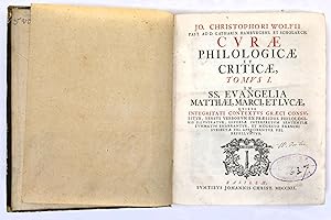 Curae philologicae et criticae quibus integritati contextus graeci consulitur, sensus verborum ex...