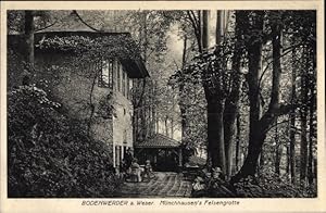 Seller image for Ansichtskarte / Postkarte Bodenwerder in Niedersachsen, Die Felsengrotte von Mnchhausen for sale by akpool GmbH