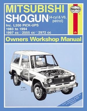 Immagine del venditore per Mitsubishi Shogun & L200 Pick Ups (83 - 94) (Paperback) venduto da Grand Eagle Retail