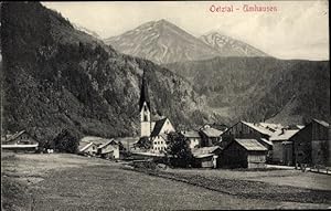 Ansichtskarte / Postkarte Umhausen im Ötztal Tirol, Gesamtansicht, Bergpanorama
