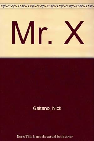Seller image for Mr. X for sale by WeBuyBooks