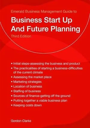 Bild des Verkufers fr Business Start Up And Future Planning: Third Edition zum Verkauf von WeBuyBooks