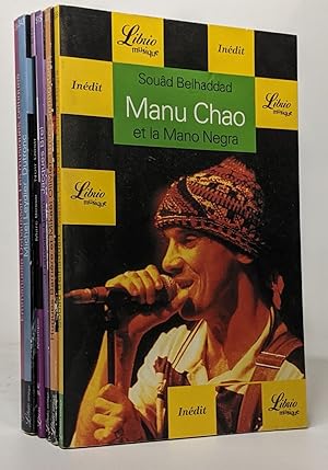 Image du vendeur pour Lot librio musique: Jacques Brel Bruce Springsteen Manu Chao et la manoi negra Les musiques celtiques Dutronc Noir dsir mis en vente par crealivres