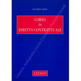 Bild des Verkufers fr Corso di diritto contrattuale zum Verkauf von Libreria Antiquaria Giulio Cesare di Daniele Corradi