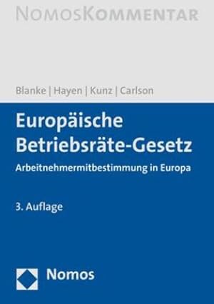 Bild des Verkufers fr Europische Betriebsrte-Gesetz: Arbeitnehmermitbestimmung in Europa zum Verkauf von buchversandmimpf2000