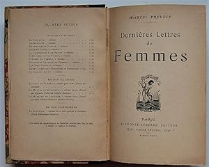 DERNIERES LETTRES DE FEMMES.
